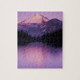 Puzzle Amérique du Nord, États-Unis, Washington, Mont Bak