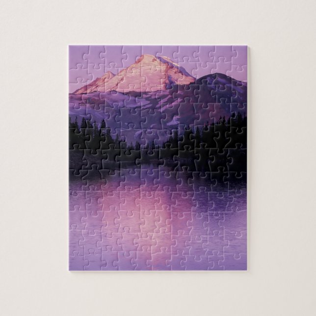 Puzzle Amérique du Nord, États-Unis, Washington, Mont Bak (Vertical)