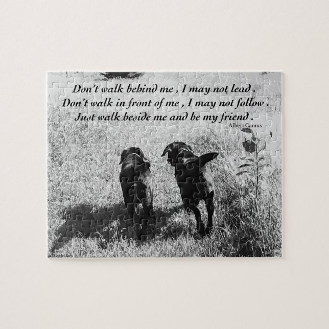 Puzzle Amis - Black Lab (Horizontal)