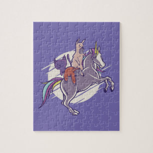 Puzzle Amis magiques  Unicorne, Alpaca, Kitten, Sloth