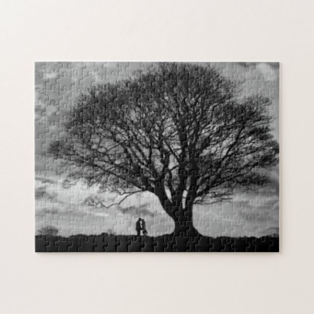 Puzzle Amour dans la gamme de gris (Horizontal)