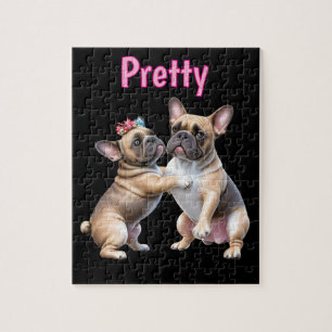 Puzzle Amour de Bouledogue Français Bouledogue Français