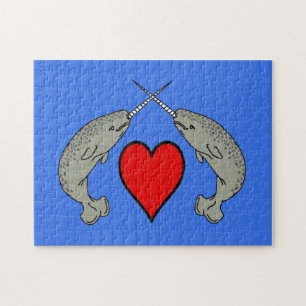 Puzzle Amour de Narwhal
