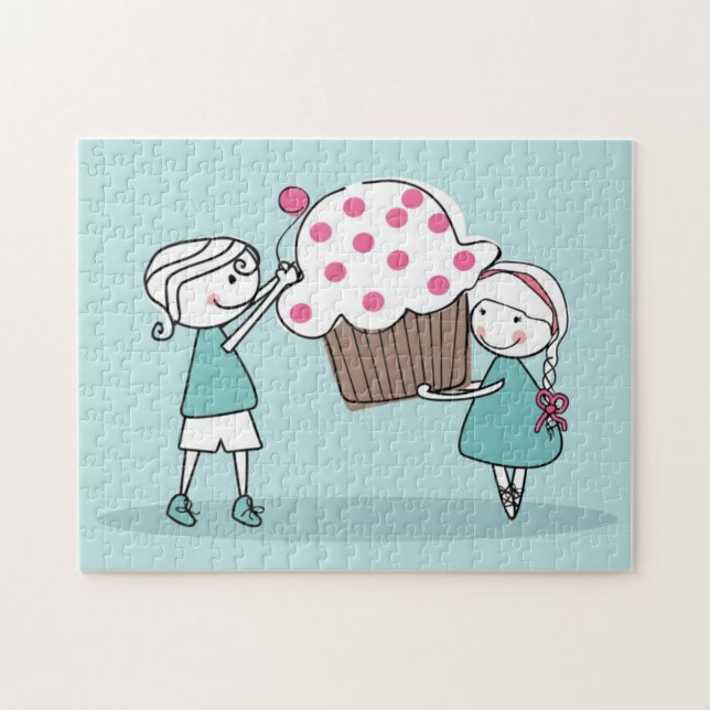 Puzzle Amour de petit gâteau (Horizontal)