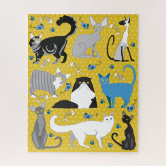 Puzzle Amoureux des chats 16x20 pour les personnes