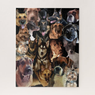 PUZZLE AMOUREUX DES CHIENS
