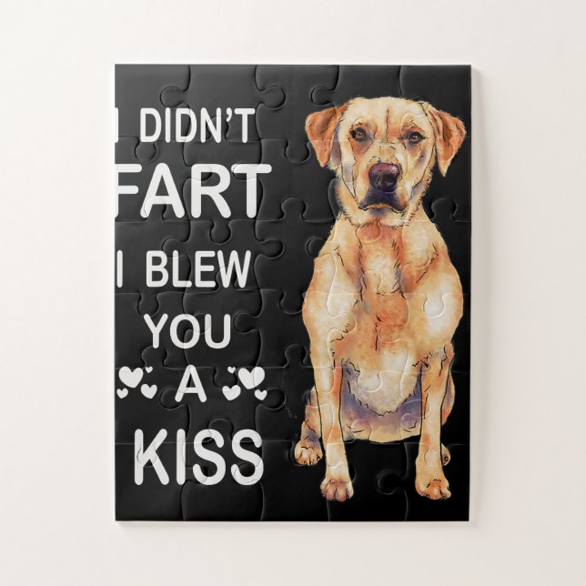 Puzzle Amoureux des chiens|Labrador Je n'ai pas péché Je  (Vertical)