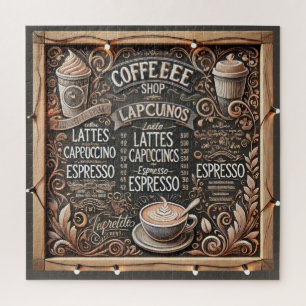 Puzzle Amoureux du café amusant