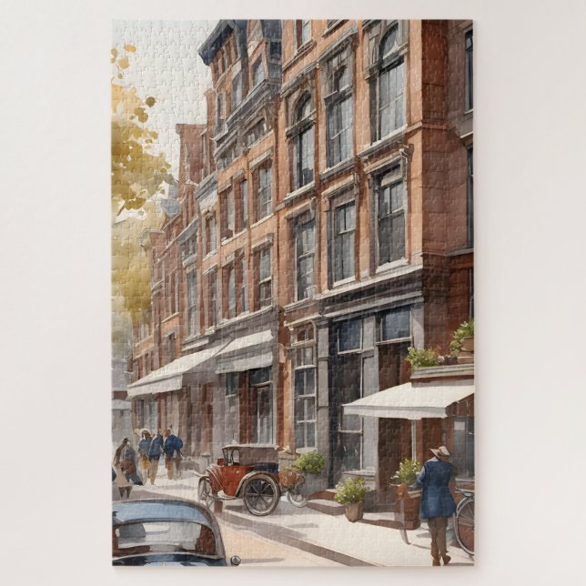 Puzzle Amsterdam aquarelle (Vertical)
