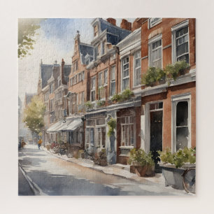 Puzzle Amsterdam aquarelle