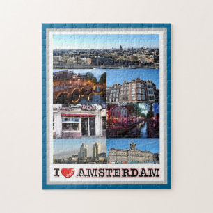 Puzzle Amsterdam - Holland - I Love -