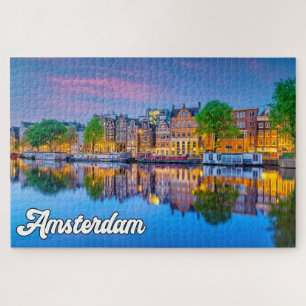 Puzzle Amsterdam, Pays-Bas, À Sundown