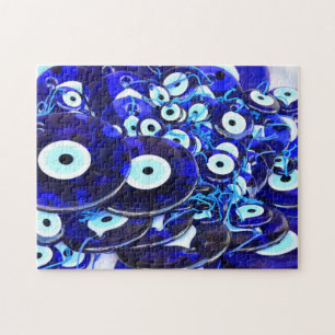 Puzzle Amulettes des yeux bleus