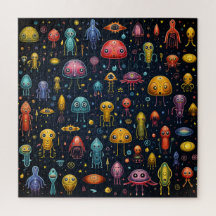 Puzzle amusant des Aliens
