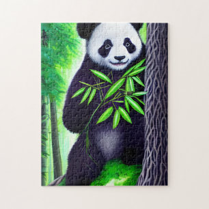 Puzzle Amusant Petit Ours Panda