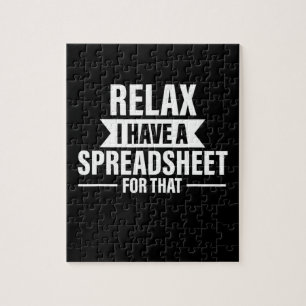 Puzzle Amusant Relax Avoir des feuilles de calcul Cadeau 
