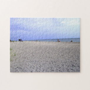 Puzzle amusant sur la plage