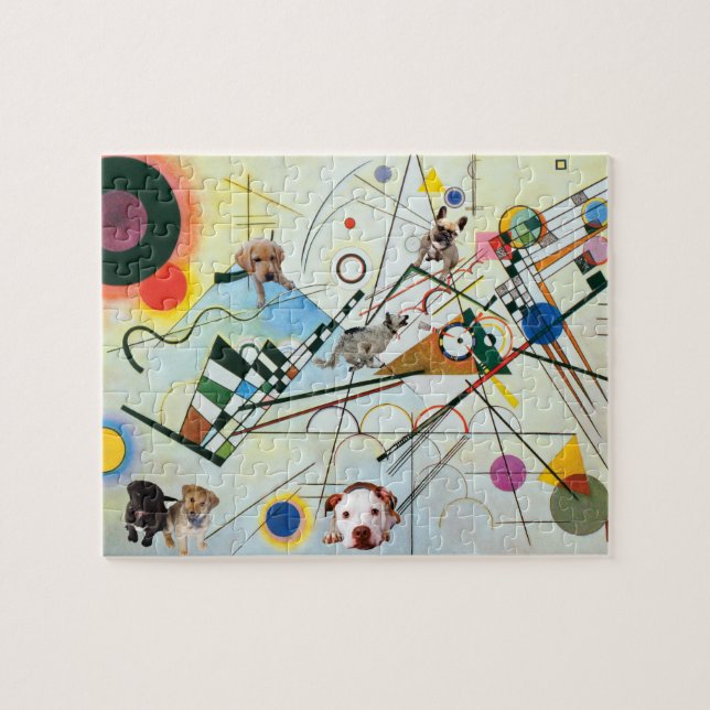 Puzzle Amusement avec la composition VIII de Kandinsky (Horizontal)
