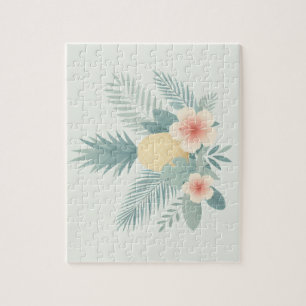 Puzzle Ananas floral & Hawaiian