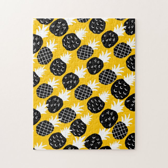 Puzzle Ananas noir (Vertical)
