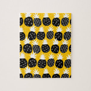 Puzzle Ananas noir