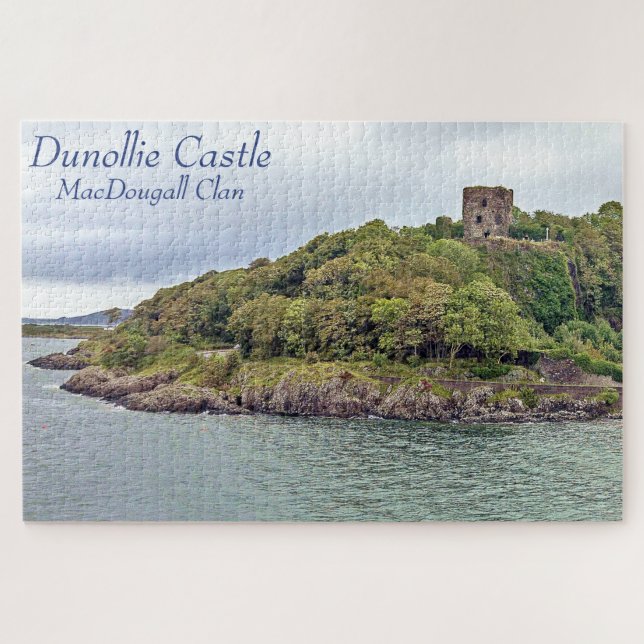 Puzzle Ancien Château Gaelic Dunollie Maison De MacDougal (Horizontal)