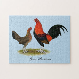Puzzle Ancien jeu anglais Bantams : BB Red Pair