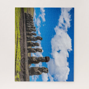 Puzzle Ancien Moai île de Pâques Rapa Nui