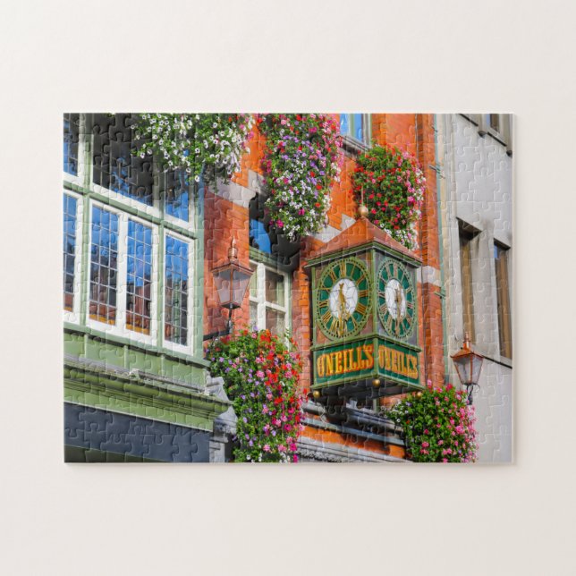 Puzzle Anciens pubs de Dublin. Irlande (Horizontal)