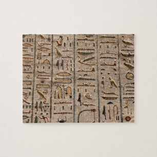 Puzzle Ancient Egyptian Hieroglyph Text