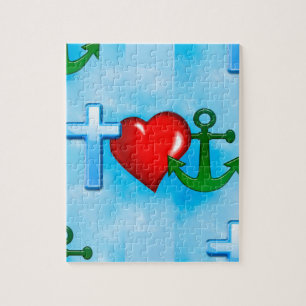 Puzzle ancré par jésus