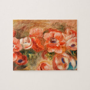 Puzzle Anemones by Renoir Impressionist Painting