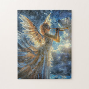 Puzzle Ange de Fanfare Céleste Jouant de la Trompette