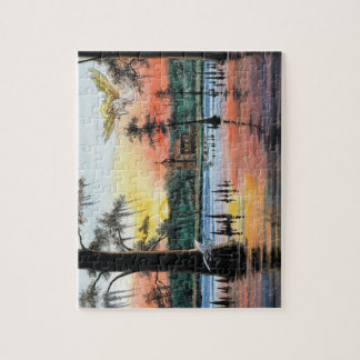 Puzzle Ange sur le bayou