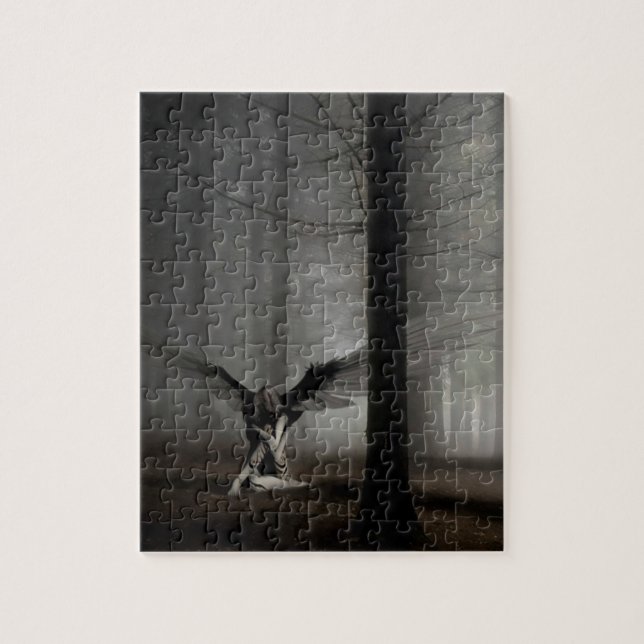 Puzzle Ange tombé par ange abstrait (Vertical)