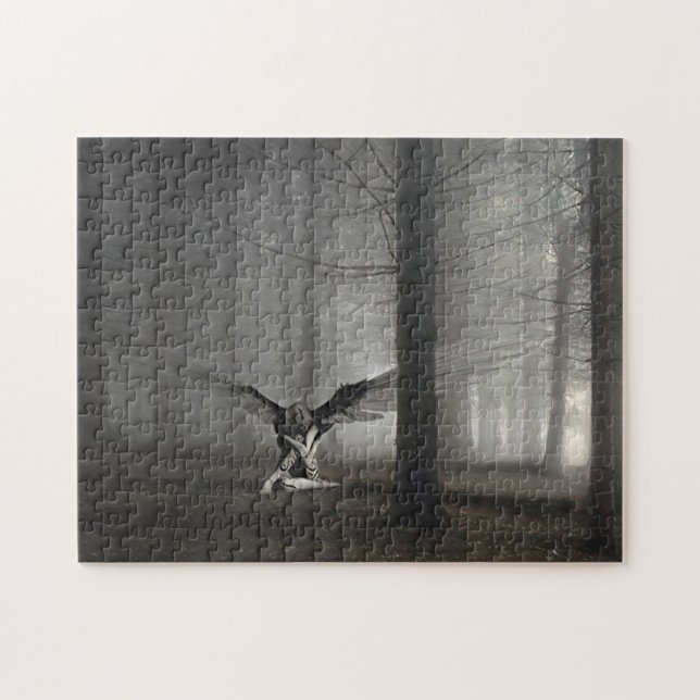 Puzzle Ange triste dans les bois (Horizontal)