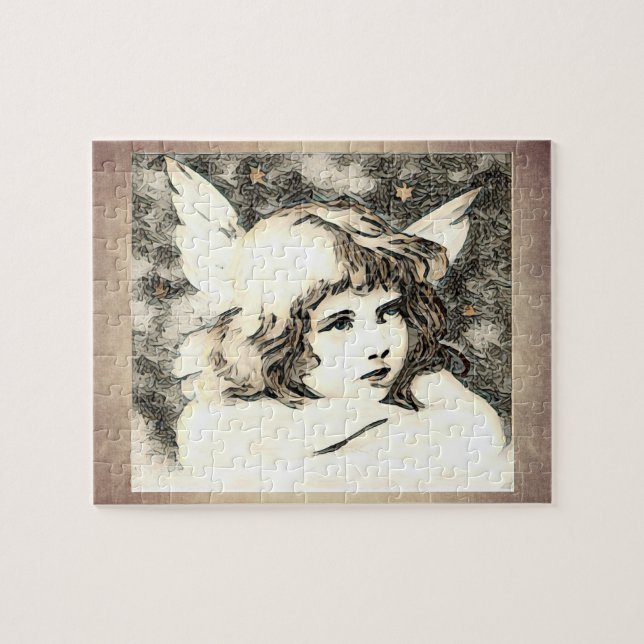 Puzzle Ange vintage d'ange (Horizontal)