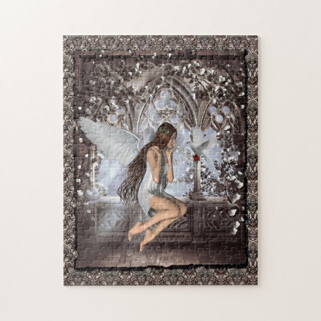 Puzzle Angel et sa colombe (Vertical)