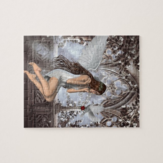 Puzzle Angel et sa colombe (Horizontal)