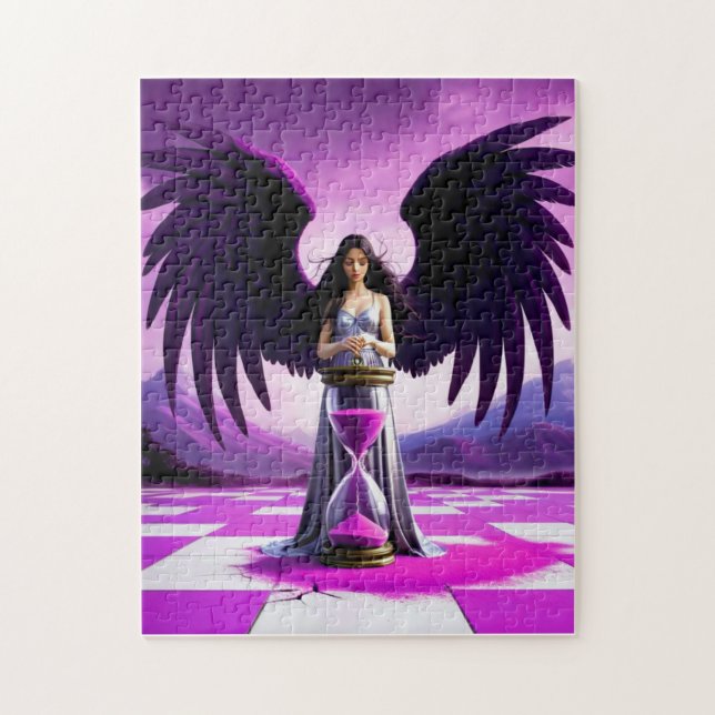 Puzzle Angel et sablier (Vertical)