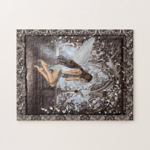 Puzzle Angel gothique et sa colombe