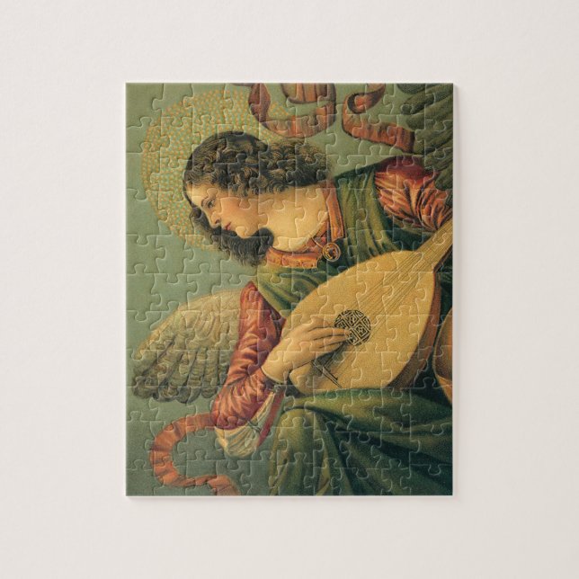 Puzzle Angel Musician, Melozzo da Forli, Art Renaissance (Vertical)