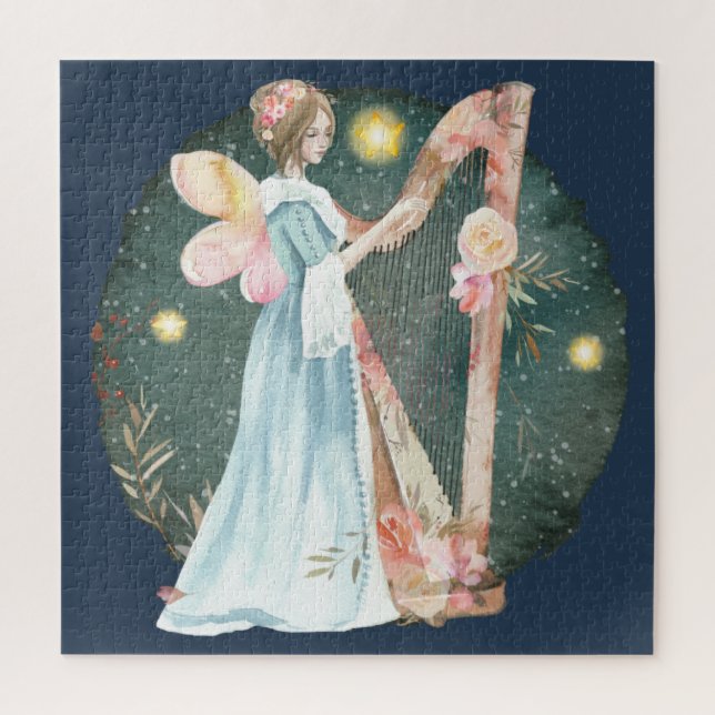Puzzle Angelic Winter Music Jouer Angel (Vertical)