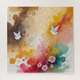 Puzzle Anges abstraits