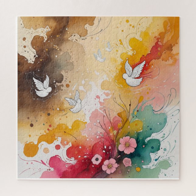 Puzzle Anges abstraits  (Vertical)