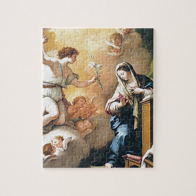 Puzzle Anges gardien avec des cadeaux (Vertical)