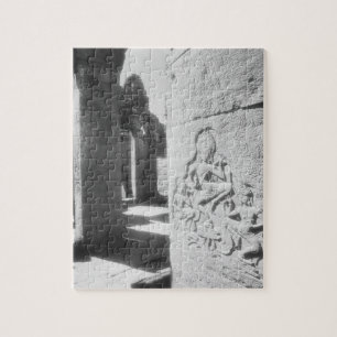 Puzzle Angkor Cambodge, sculpture Apsara du Bayon 2