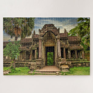 Puzzle Angkor Vat Cambodia Temple Entrée