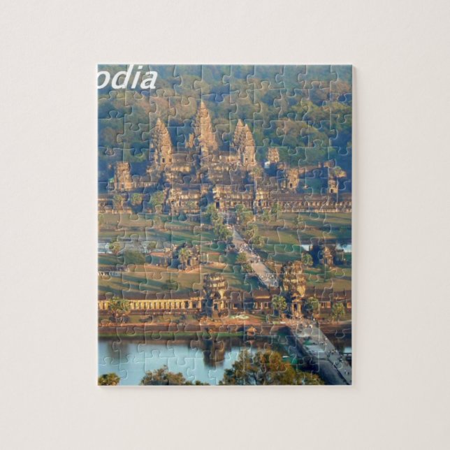 Puzzle - Angkor-WAT-Angie. (Vertical)