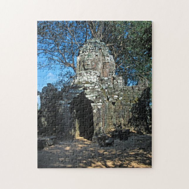 Puzzle Angkor wat, temple Ta som - Cambodge, Asie (Vertical)